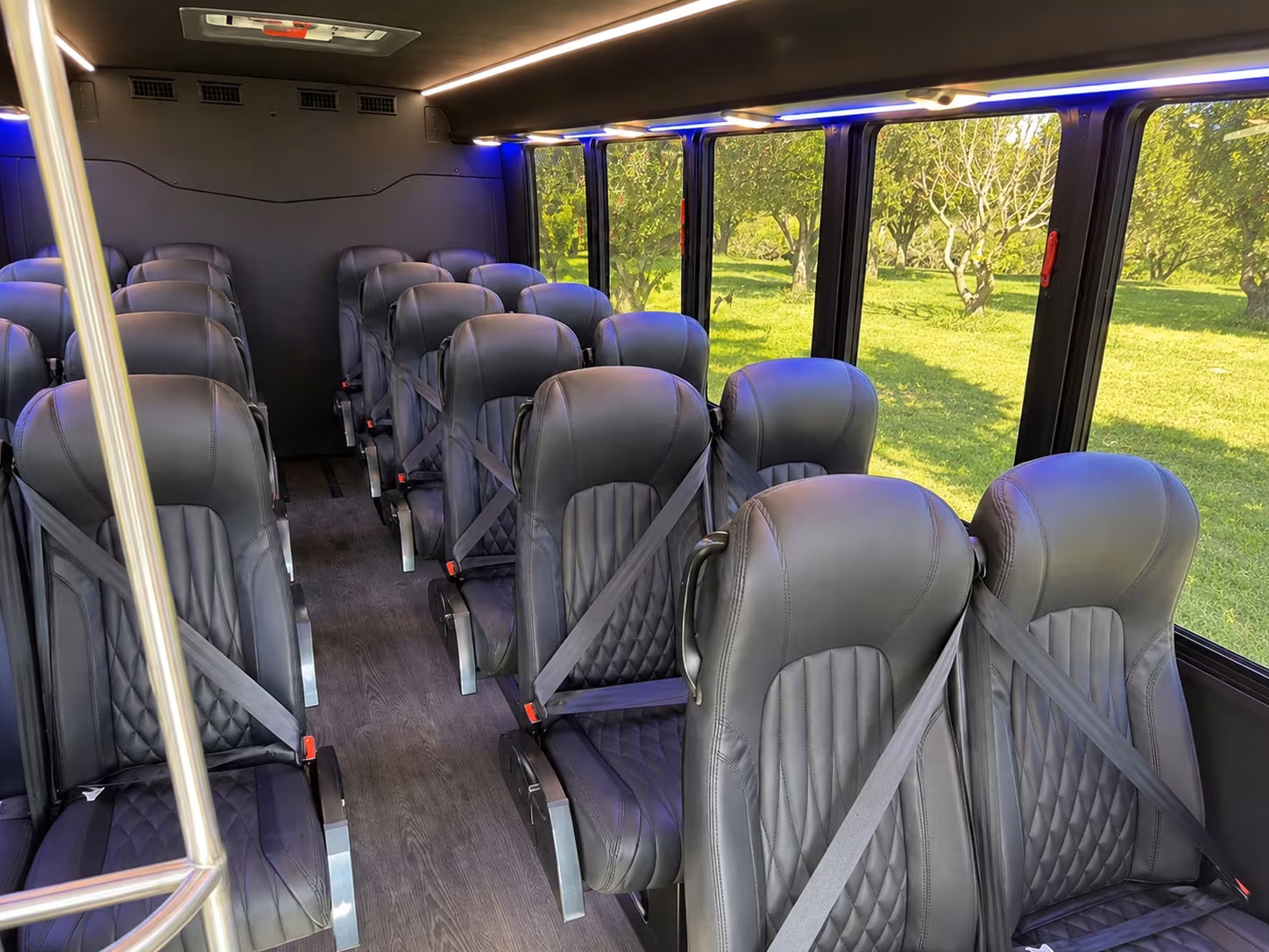 20 passenger minibus interior