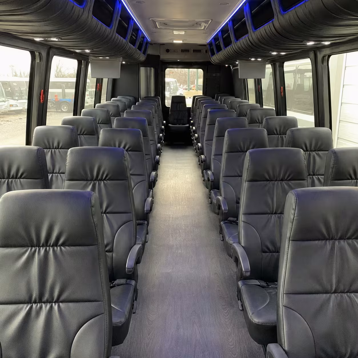 25 passenger minibus inside