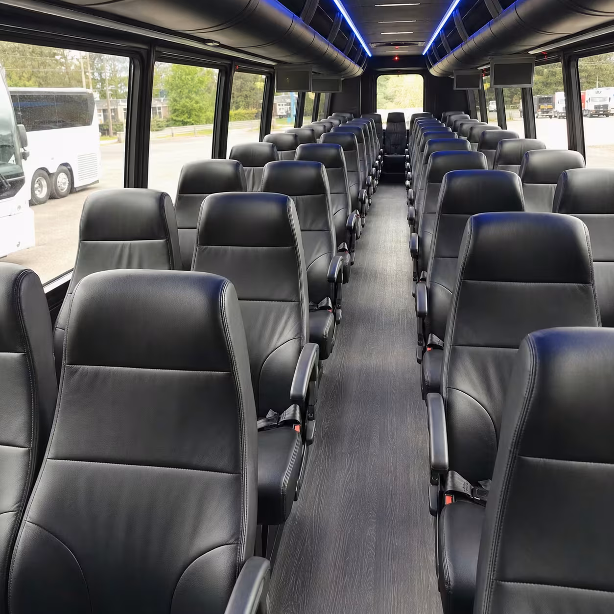 25 passenger minibus interior