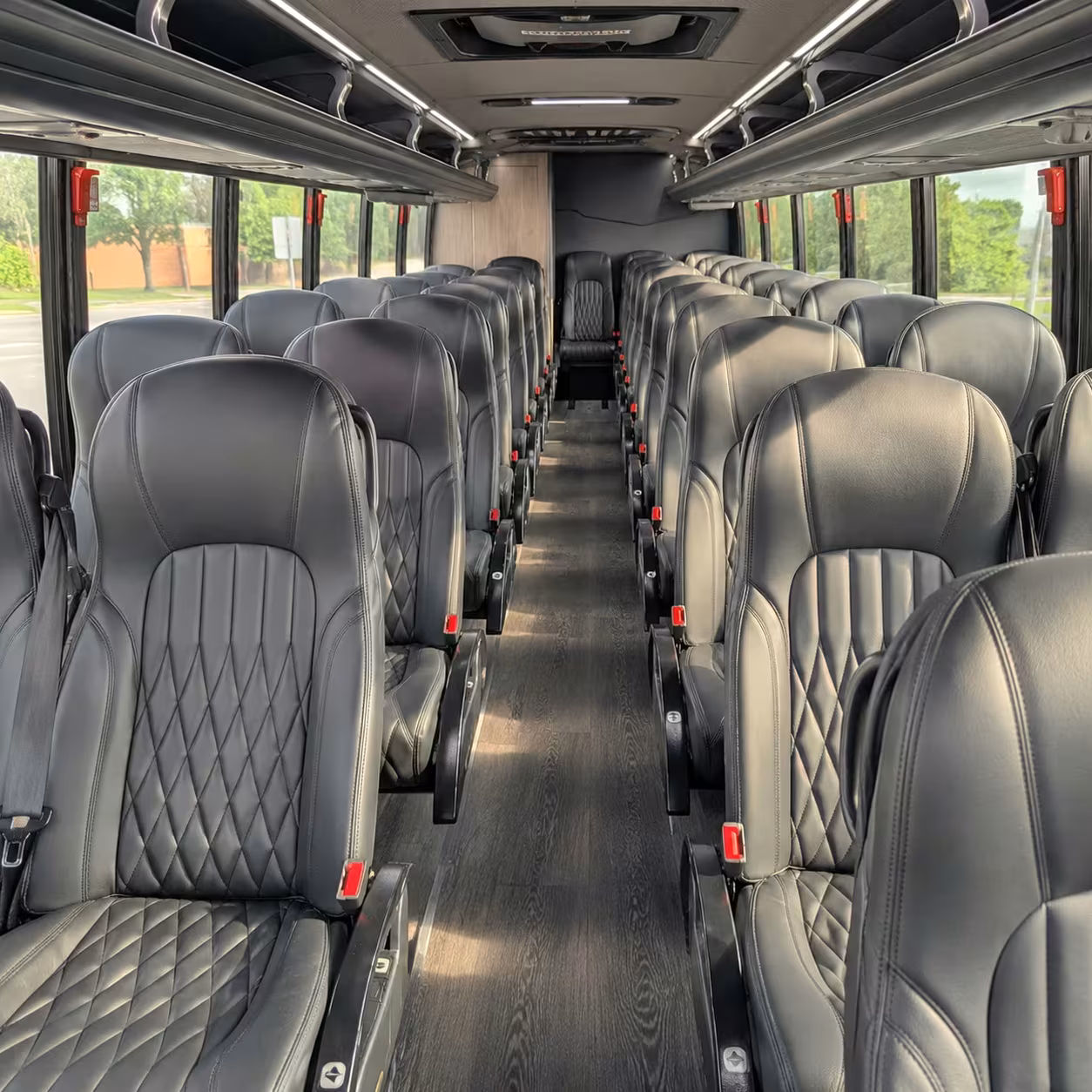 28 passenger minibus inside