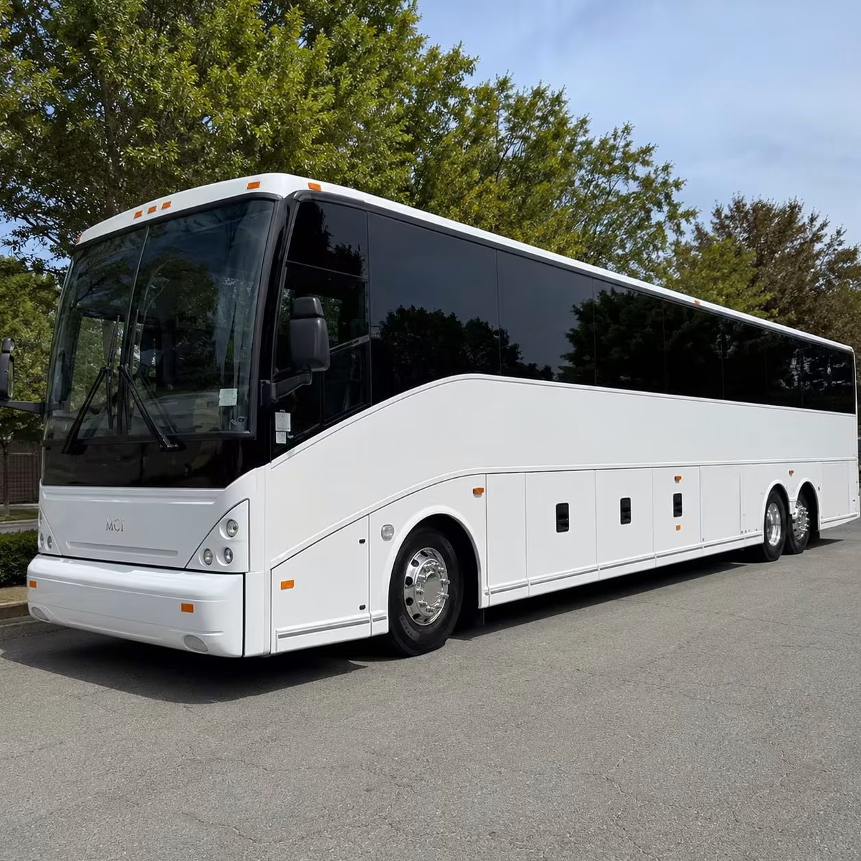 multi stop plymouth bus rentals for park and ride commuters