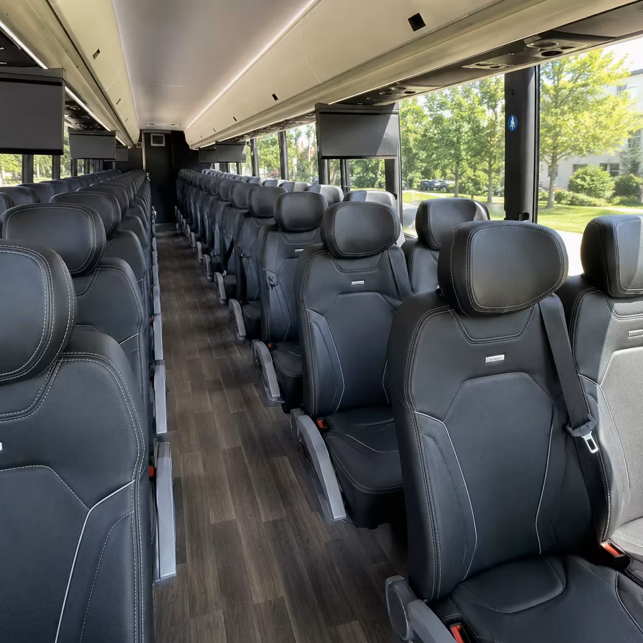 plymouth charter bus inside