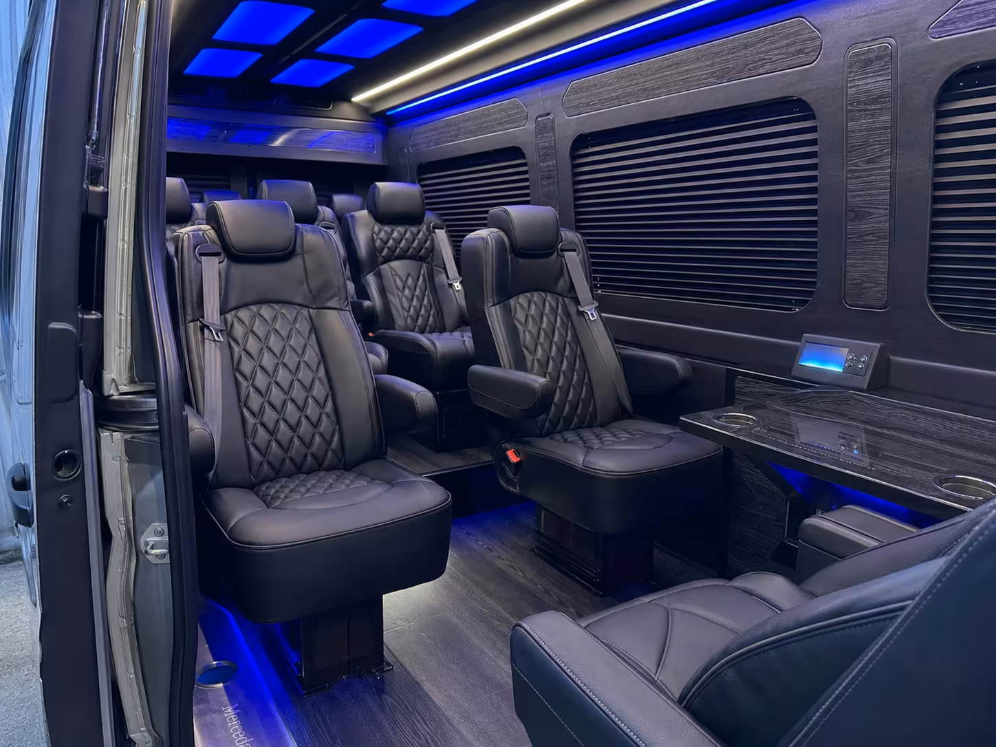 sprinter van transportation for groups and events across plymouth