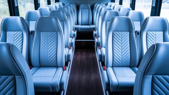 plymouth 20 passenger minibus interior