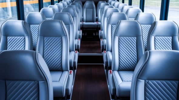 plymouth 25 passenger minibus interior