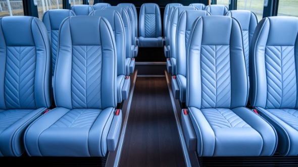 plymouth 35 passenger minibus interior