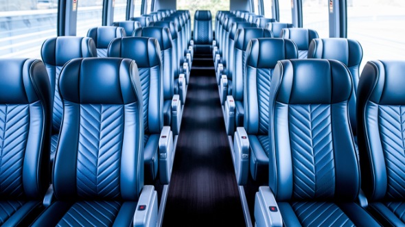 plymouth 50 passenger charter bus inside