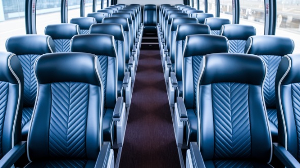 plymouth 50 passenger charter bus rental