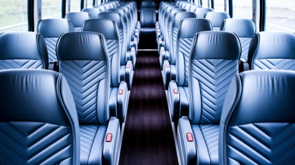 plymouth 54 passenger charter bus interior