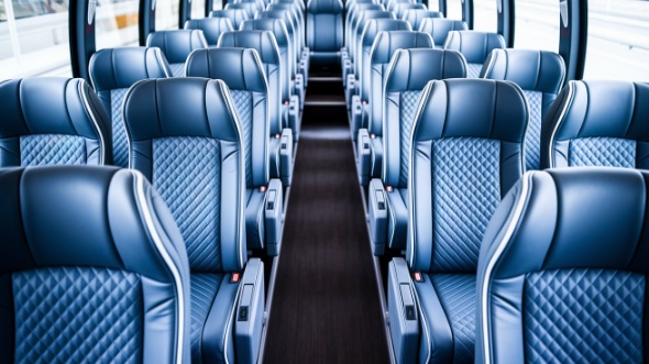 plymouth 55 passenger charter bus interior