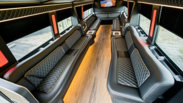 plymouth party bus rental inside
